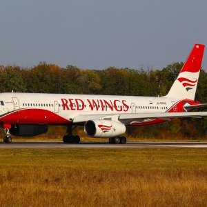 Ту-204-100В авиакомпании Red Wings в аэропорту Воронежа